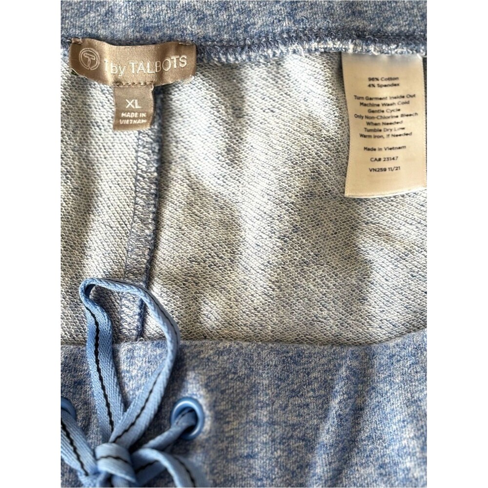 Talbots Terry Shorts 7” Eventide Blue Size XL - Picture 4 of 4